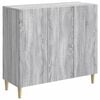 vidaXL Bufet Sonoma gri 89 x 34,5 x 80 cm Lemn prelucrat
