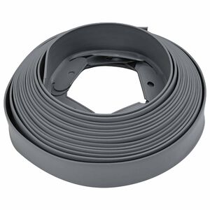 vidaXL Borduri pentru gazon Gri 3000 x 4 x 5 cm Plastic