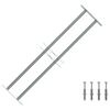 Grilaj de siguranță pentru ferestre cu 2 bare transversale 700-1050 mm