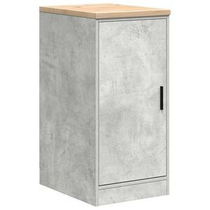 vidaXL Dulap depozitare garaj Beton Gri 40x51x85 cm lemn masiv de pin