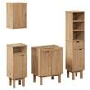vidaXL Set mobilier de baie &bdquo;OTTA&rdquo;, 4 piese, lemn masiv de pin