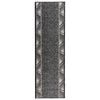 vidaXL Covor Runner FLORNES Țesut Gri Zigzag 67 x 150 cm PP 7 mm