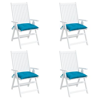 vidaXL Perne de scaun 4 buc. albastru deschis 50x50x7 cm textil oxford