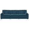 vidaXL Canapea modulară cu perne, albastru