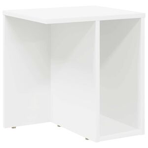 vidaXL Masă laterală Alb 37 x 32 x 40 cm Lemn prelucrat