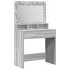 vidaXL Masă de Machiaj Gri Sonoma 78,5 x 41 x 135 cm Lemn prelucrat