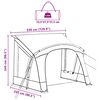 vidaXL Cort pentru Caravane cu acoperiș albastru 252 x 245 x 245 cm