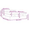 vidaXL Cadru de pat otoman cu saltele, catifea neagră 160x200cm