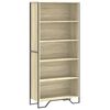 vidaXL Bibliotecă, stejar sonoma, 80x31x169 cm, lemn prelucrat