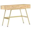 vidaXL Birou de scris cu sertare, 100 x 55 x 75 cm, lemn masiv mango