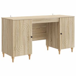 vidaXL Birou Sonoma 142,5 x 50 x 75 cm Lemn prelucrat