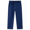 vidaXL Pantaloni pentru copii cu șnur, bleumarin, 92