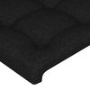 vidaXL Pat box spring cu saltea, negru, 90x190 cm, textil