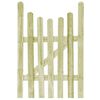 vidaXL Poartă de grădină, 100 x 150 cm, lemn de pin tratat