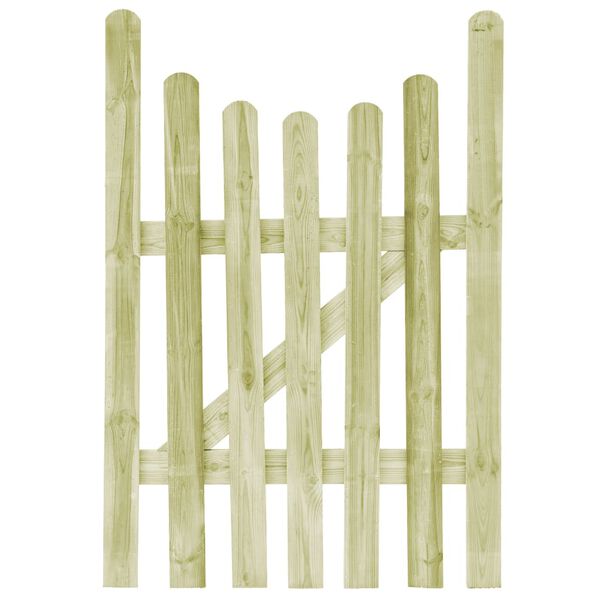 vidaXL Poartă de grădină, 100 x 150 cm, lemn de pin tratat