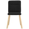 vidaXL Scaune de sufragerie 6 buc. negru material textil