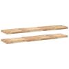 vidaXL Rafturi suspendate 2 buc. 160x30x4cm lemn masiv acacia netratat