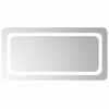 vidaXL Oglindă de baie cu LED, 80x40 cm