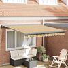 vidaXL Cortina Retractabilă Multicolour 350 x 250 cm Stofă și Metal