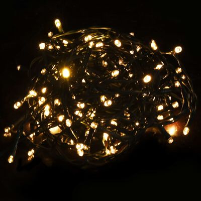 vidaXL Brad de Crăciun artificial cu LED-uri&ramuri groase, verde, 210 cm