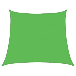 vidaXL P&acirc;nză parasolar, verde deschis, 4/5x4 m, HDPE, 160 g/m&sup2;, trapez