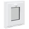 vidaXL Fereastră de subsol culoare internă albă RISOR 40 x 45 cm