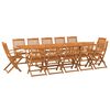 vidaXL Set mobilier de grădină 13 piese 280x90x75cm, lemn masiv acacia
