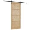 vidaXL Ușă glisantă natural 86 x 211 cm Lemn masiv de pin