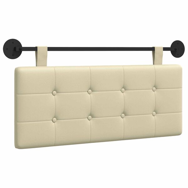 vidaXL Cap de pat suspendat Pe perete Piele artificială