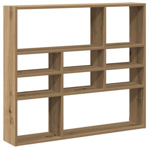 vidaXL Raft de perete, stejar artizanal, 90x16x78 cm, lemn prelucrat
