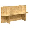 vidaXL Bază pentru terariu cu raft Maro 100 x 40 x 50 cm OSB