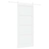 vidaXL Ușă glisantă ORKDAL 93 x 211 cm Lemn prelucrat Alb