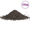 vidaXL Pietriș de bazalt, 25 kg, negru, 5-8 mm