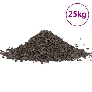 vidaXL Pietriș de bazalt, 25 kg, negru, 5-8 mm