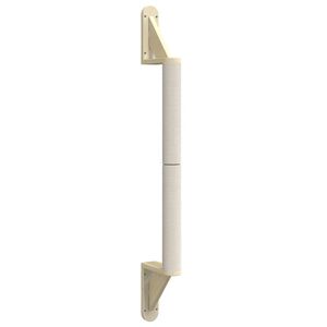 vidaXL Ansamblu zg&acirc;riat pentru pisici, montat pe perete, 109 cm sisal