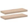 vidaXL Rafturi plutitoare, 2 buc., 60x23,5x4 cm, lemn prelucrat