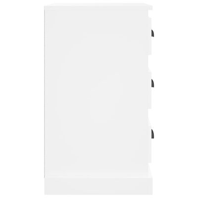 vidaXL Noptieră, alb, 39x39x67 cm, lemn prelucrat