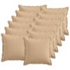 vidaXL Husă pentru pernă 12 pcs HOUTEN Crem 40 x 40 cm In sintetic
