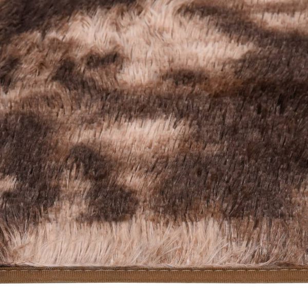 vidaXL Covor cu fir lung, gri taupe, 300x200 cm
