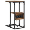 vidaXL Dulap de noapte Stejar fumuriu 41,5 x 26 x 60,5 cm