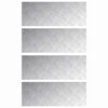 vidaXL Trepte 4 buc. 80 x 30 cm Argintiu Aluminiu Dreptunghiular