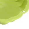 vidaXL Gropi de nisip, 2 buc., verde, 77x87x21 cm, plastic
