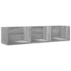 vidaXL Dulap de perete, gri sonoma, 75x18x16,5 cm, lemn compozit