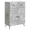 vidaXL Bufet Gri Beton 66 x 34,5 x 90 cm Lemn prelucrat