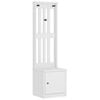 vidaXL Arborele &bdquo;SANDNES&rdquo; alb 45x40x159,5 cm lemn masiv de pin