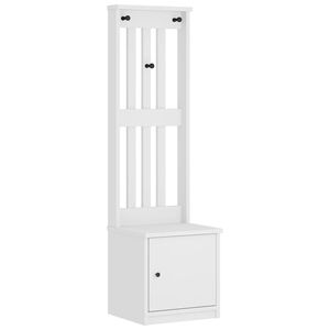 vidaXL Arborele &bdquo;SANDNES&rdquo; alb 45x40x159,5 cm lemn masiv de pin