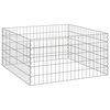 vidaXL Composter pătrat 100 x 100 x 50 cm Fier