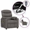 vidaXL Fotoliu de masaj electric rabatabil, gri &icirc;nchis, textil