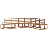 vidaXL Set de canapele de exterior 6 Bucată natural
