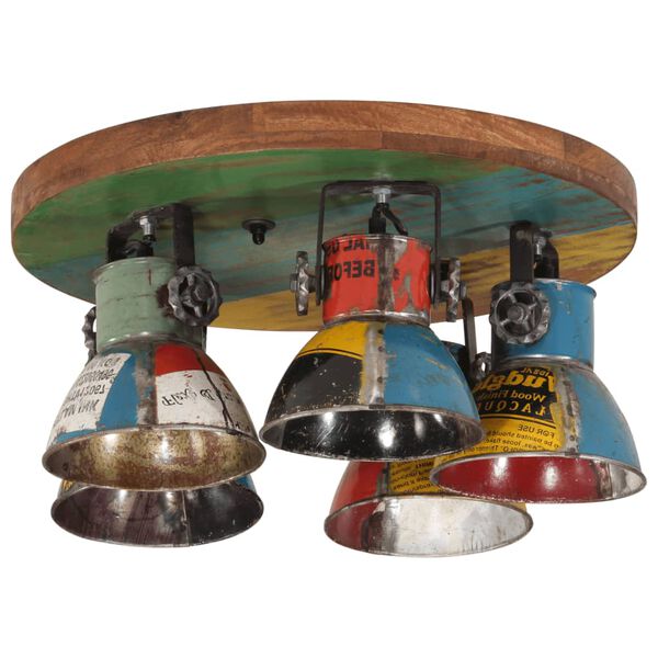 vidaXL Lampă de tavan 25 W, multicolor, 50x50x25 cm, E27